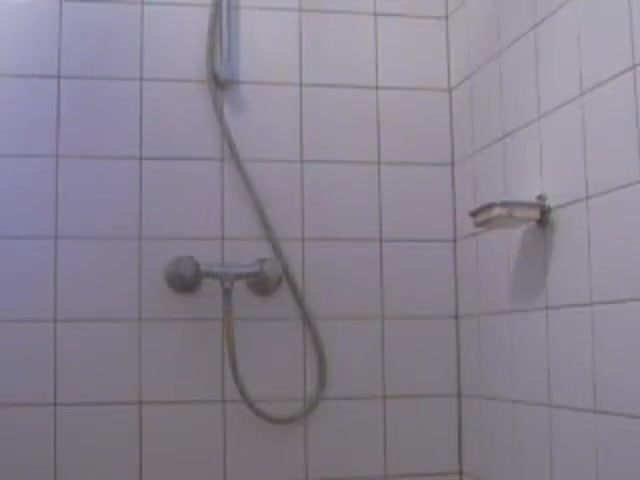 taking a shower and shave my cock