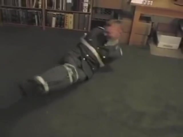 Officer gagged