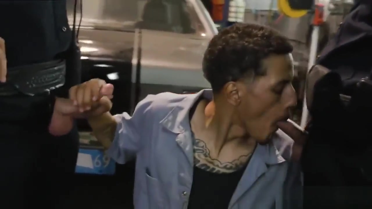 Gay police fuck video xxx hot black male cops nude This pickaninny porch