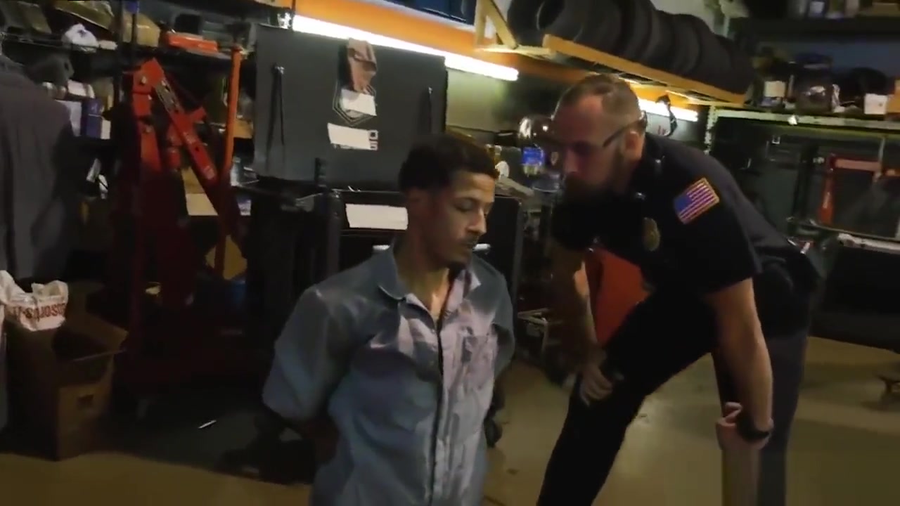 Gay police fuck video xxx hot black male cops nude This pickaninny porch