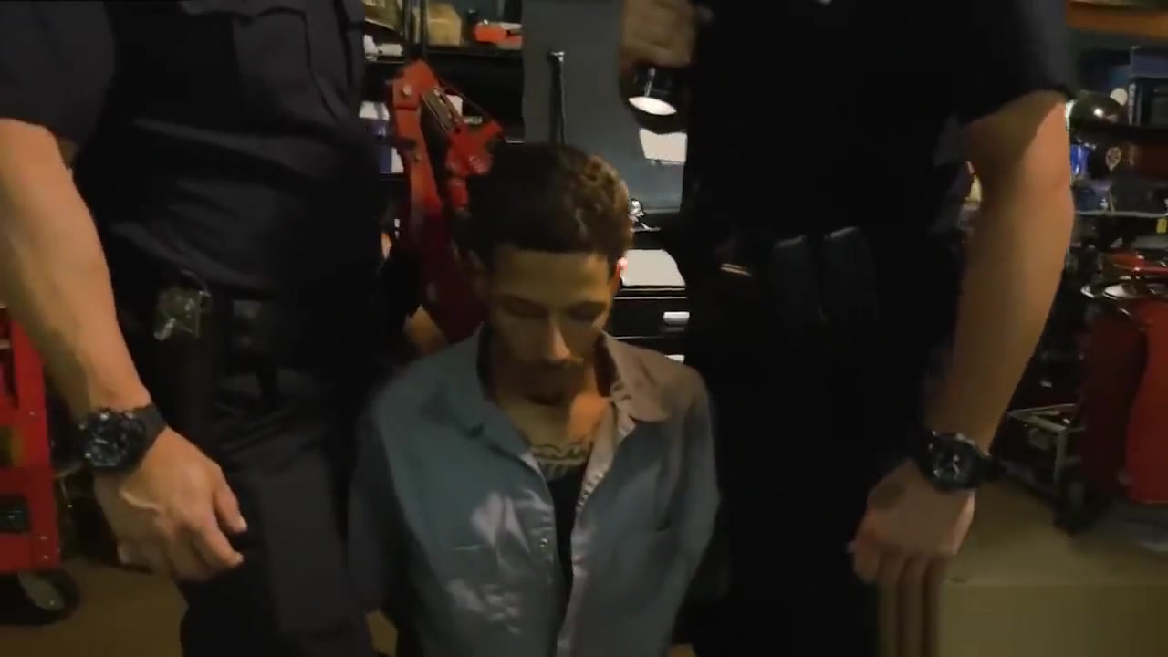 Gay police fuck video xxx hot black male cops nude This pickaninny porch