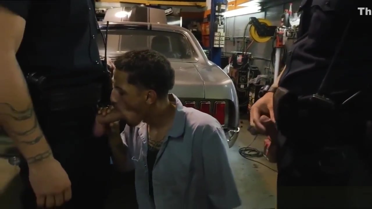 Gay police fuck video xxx hot black male cops nude This pickaninny porch