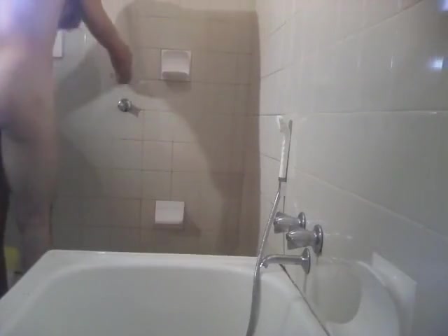 Destroying my man pussy in the shower