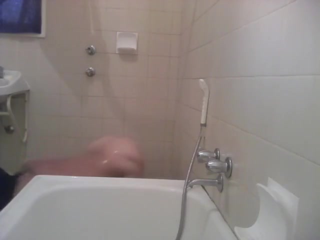 Destroying my man pussy in the shower