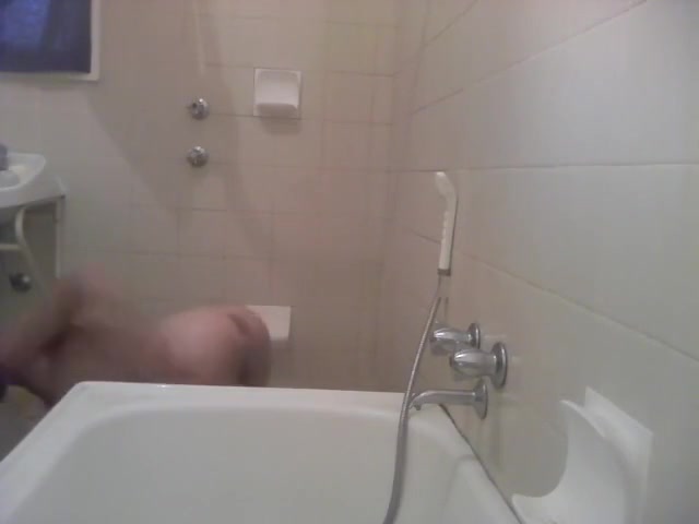 Destroying my man pussy in the shower