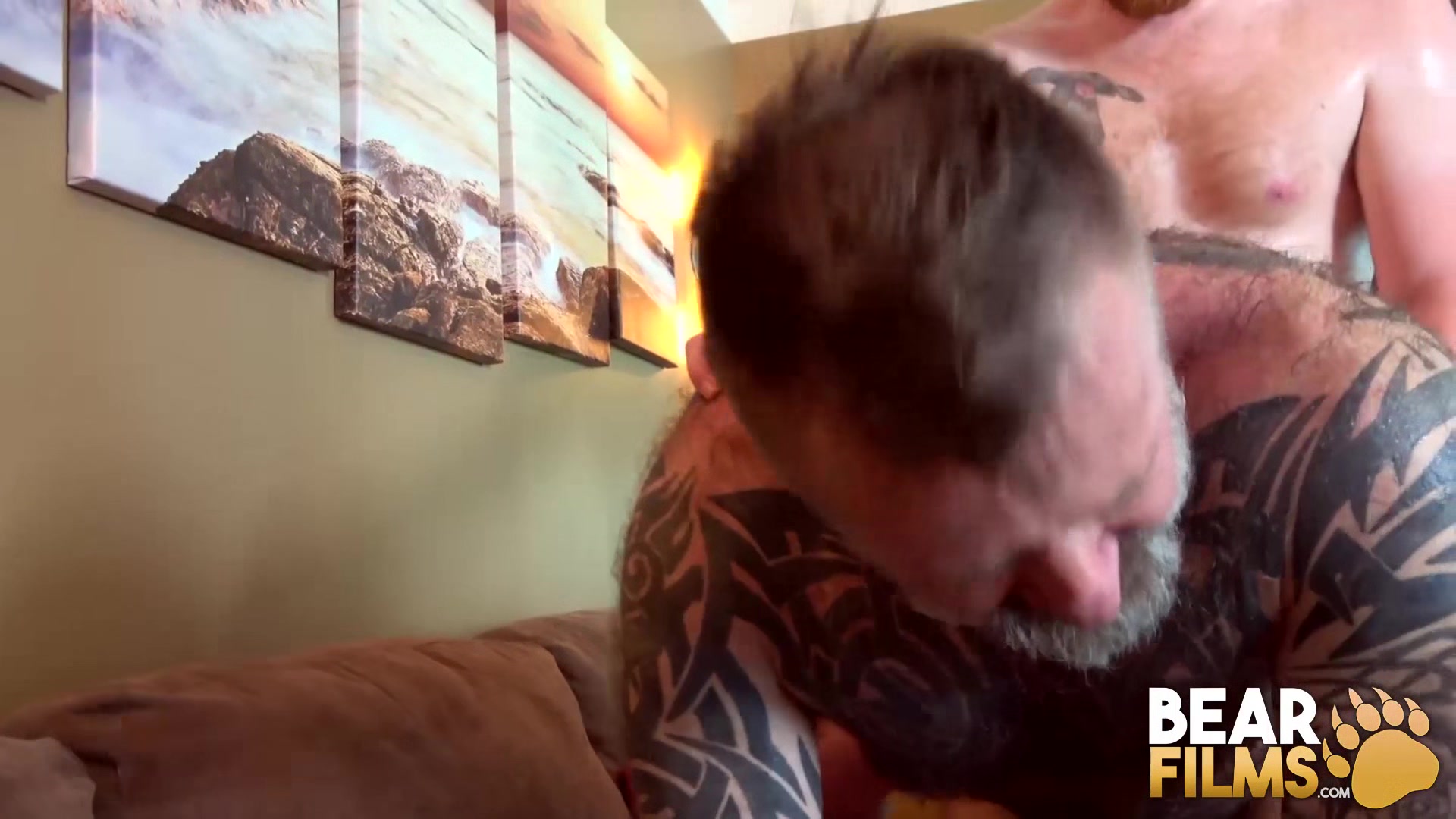 BEARFILMS Inked Bear Marc Angelo Bred Raw By Logan Stanley