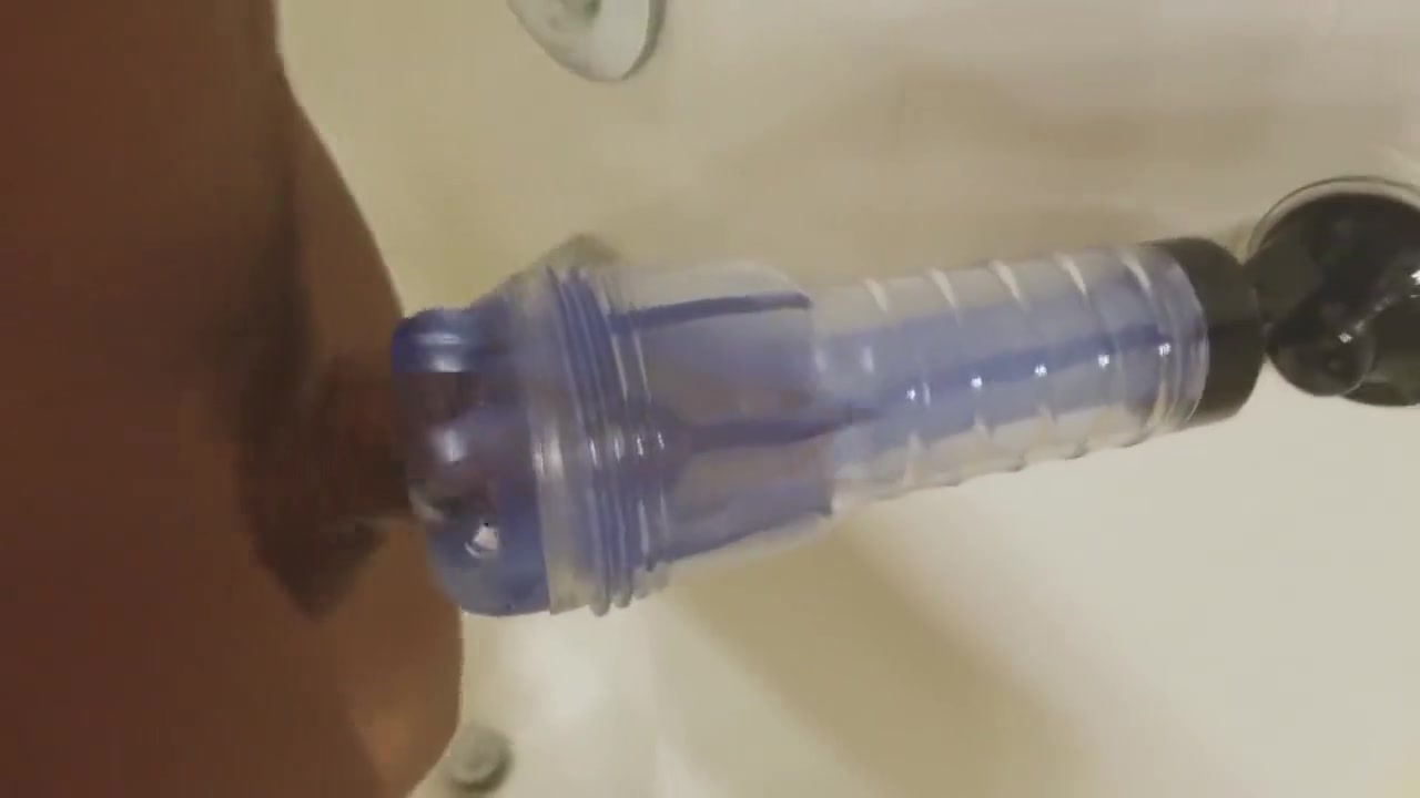Fucking my Fleshlite in the Shower 2
