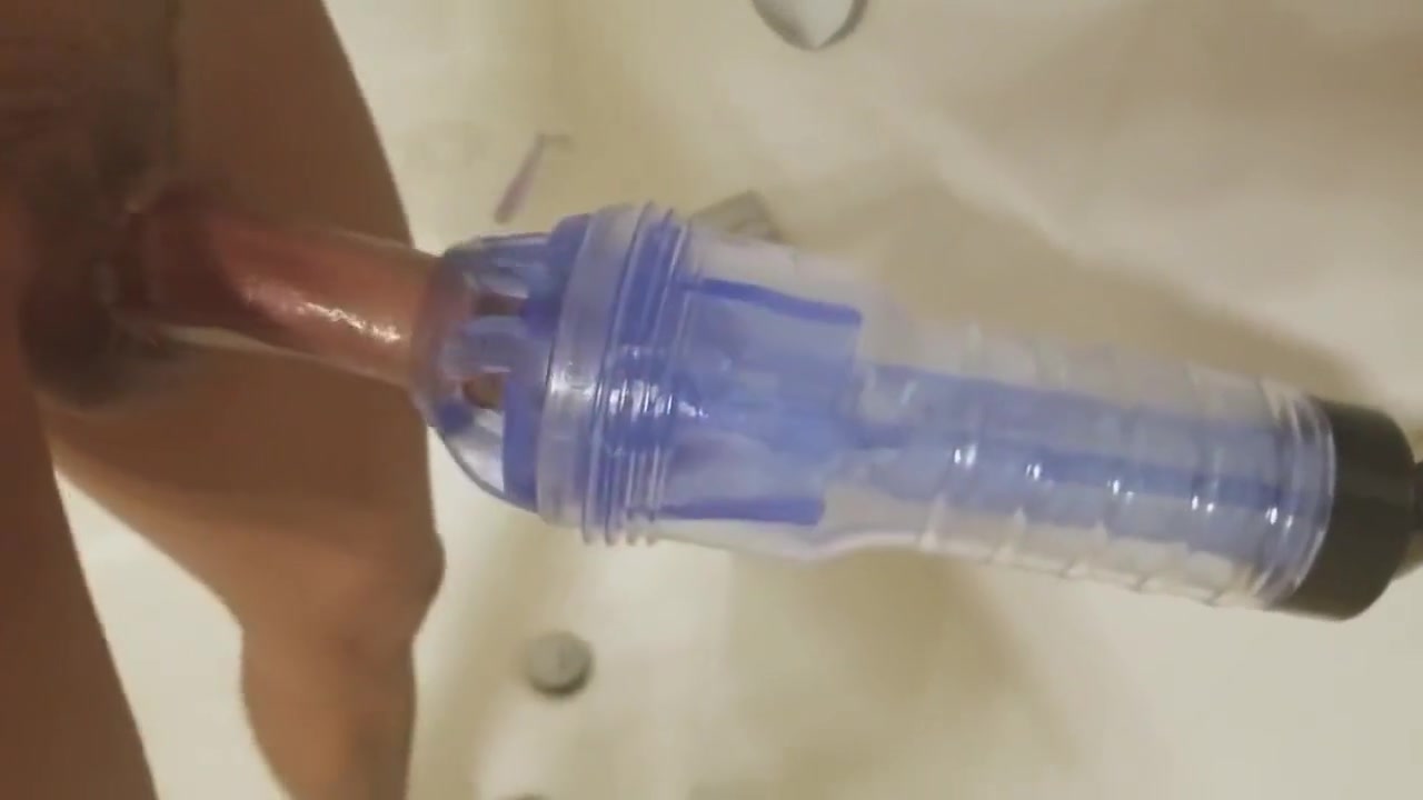 Fucking my Fleshlite in the Shower 2