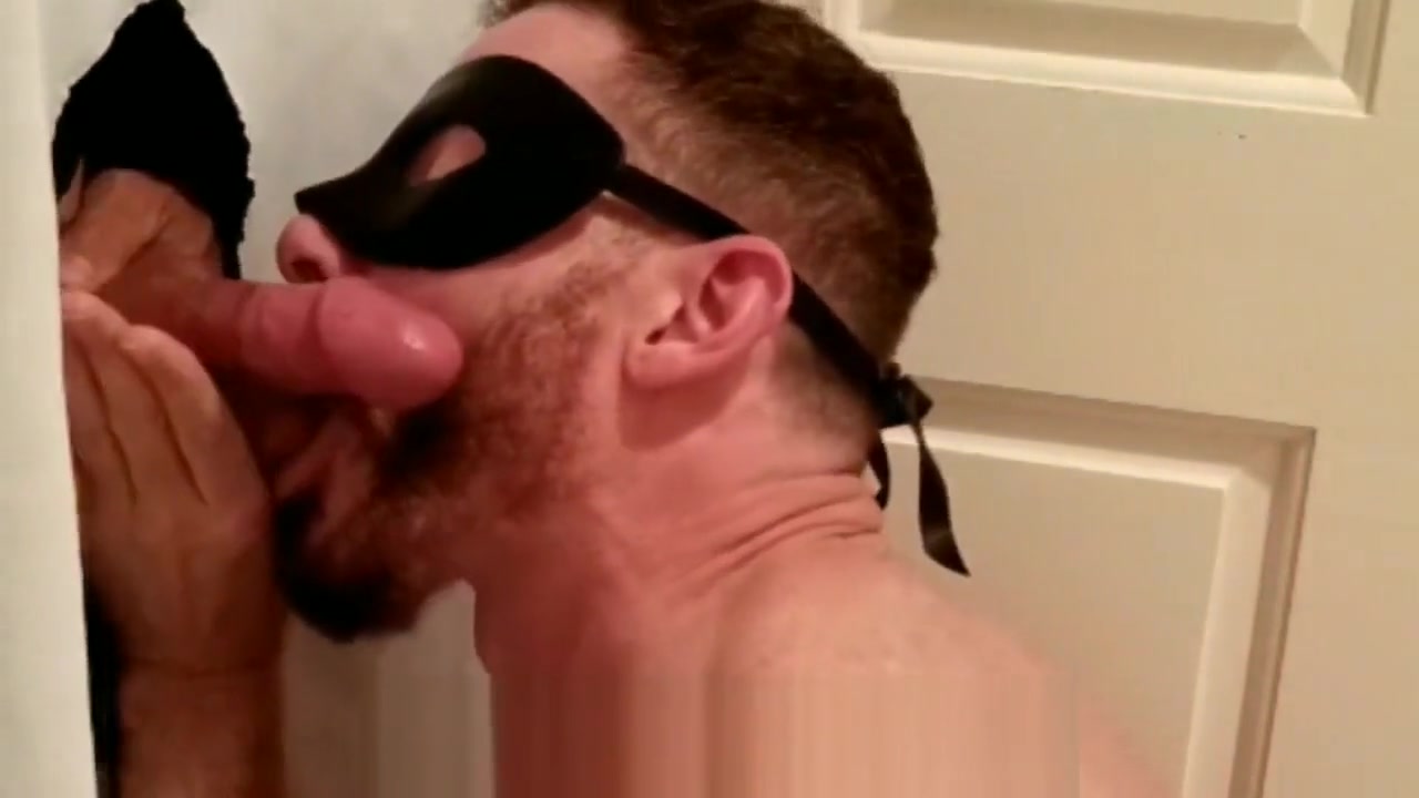 Tall slim hung bi stud with low hanging balls cums buckets at my gloryhole