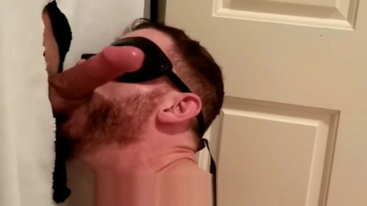Tall slim hung bi stud with low hanging balls cums buckets at my gloryhole