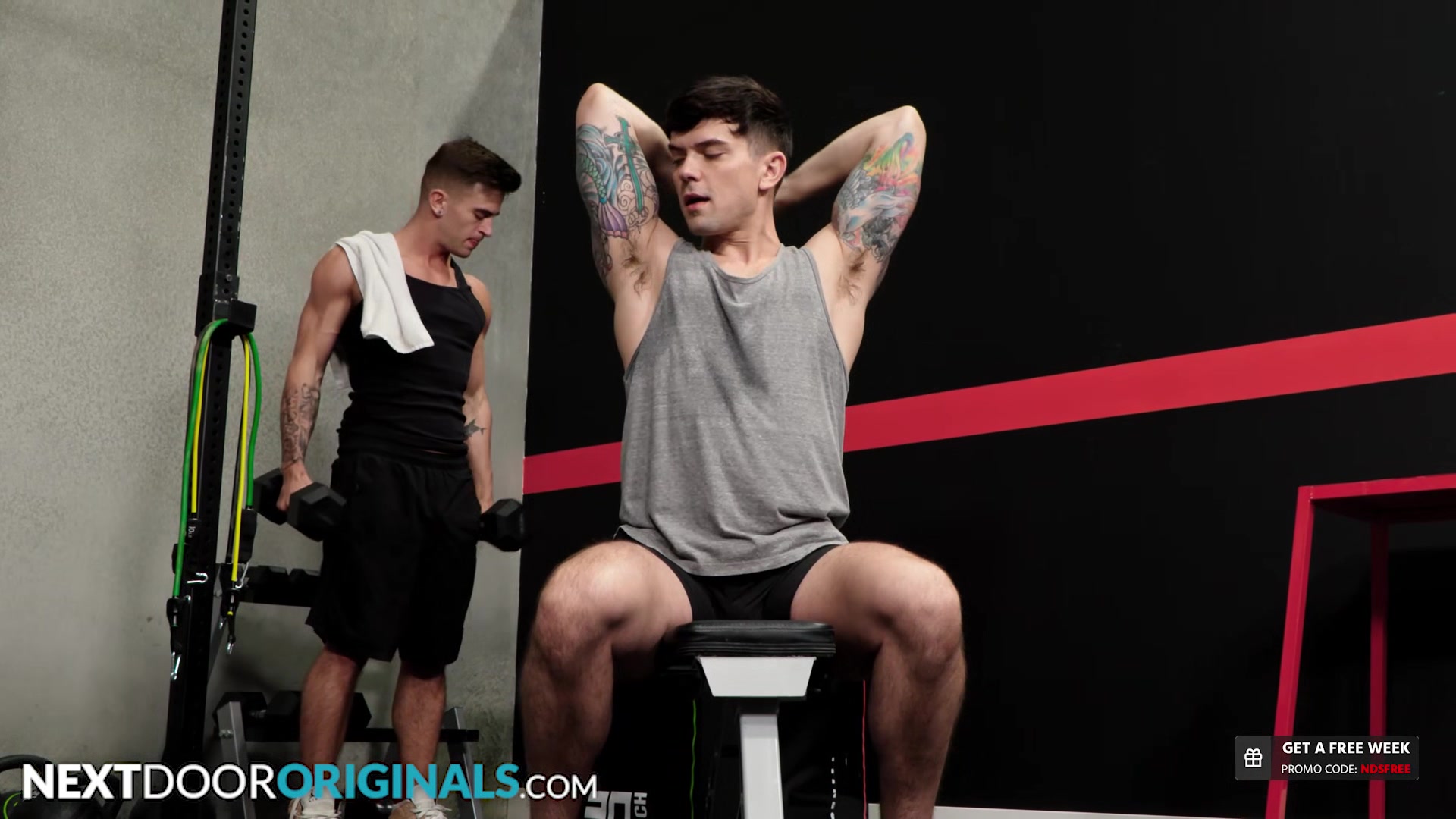 NextDoorStudios - Hot Muscle Fucks The Gym Bro