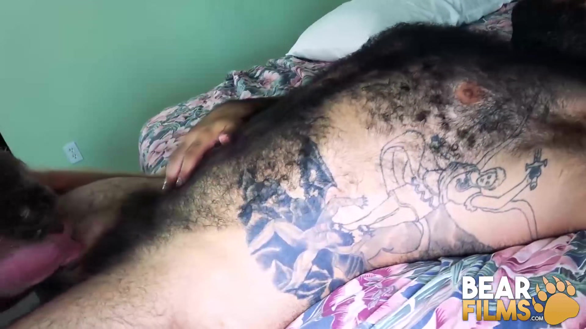 BEARFILMS Hairy Bears Russell Tyler And Atlas Grant Bareback