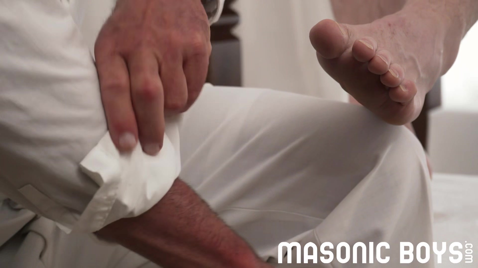MasonicBoys - hung suited handsome DILF barebacks a smooth blond boy