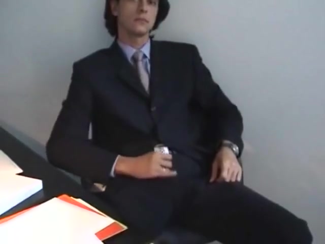 The Boss getting head in his office