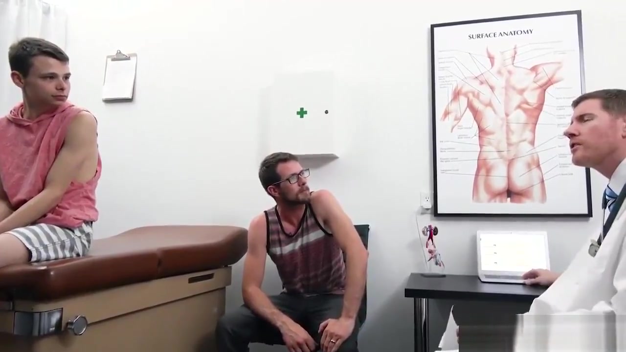 Gay men having sex with straight man Doctor's Office Visit