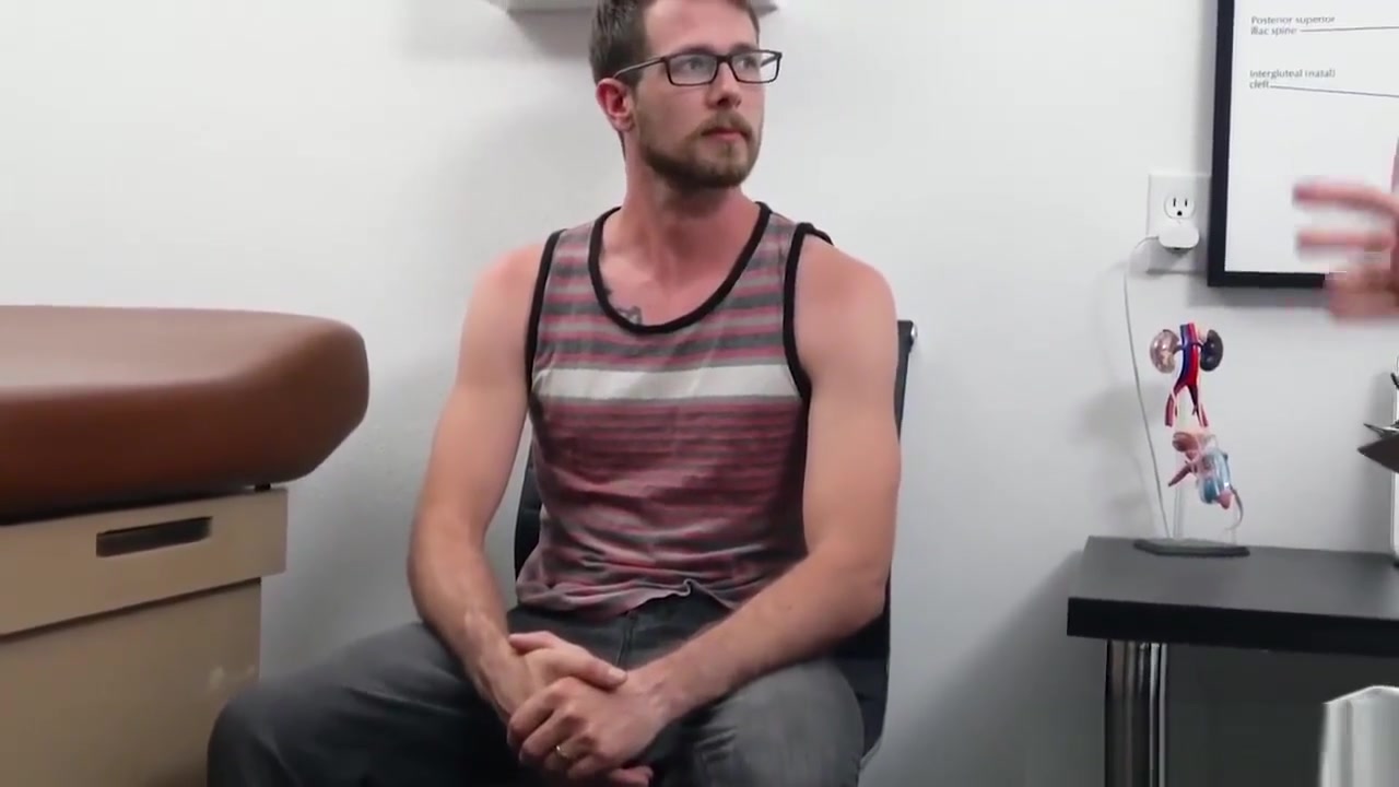 Gay men having sex with straight man Doctor's Office Visit
