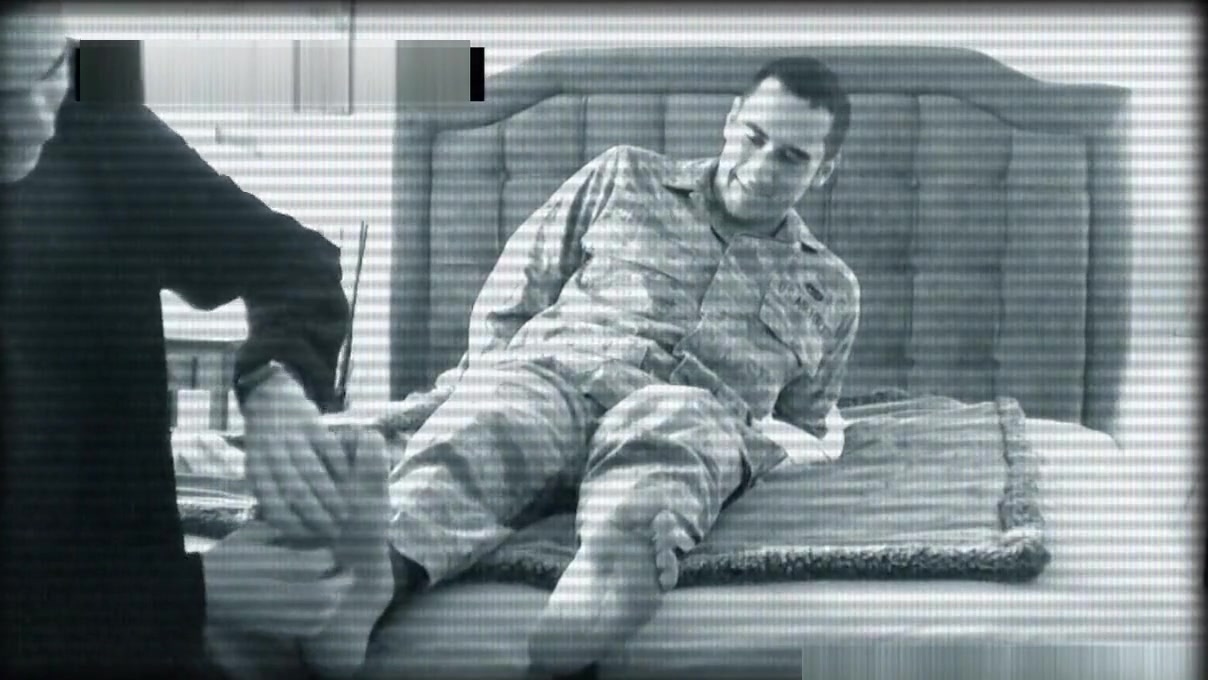 Military Dude Tickle Torture Interrogation