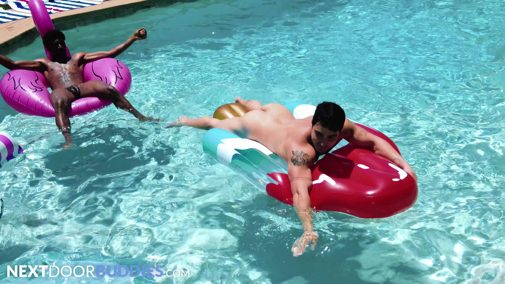 NextDoorBuddies - Muscle Hunk ***July Interracial Orgy