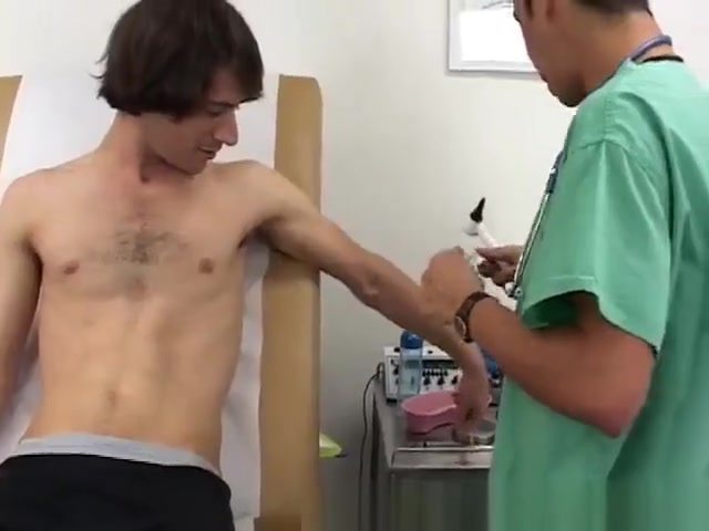 Doctor examines his patient
