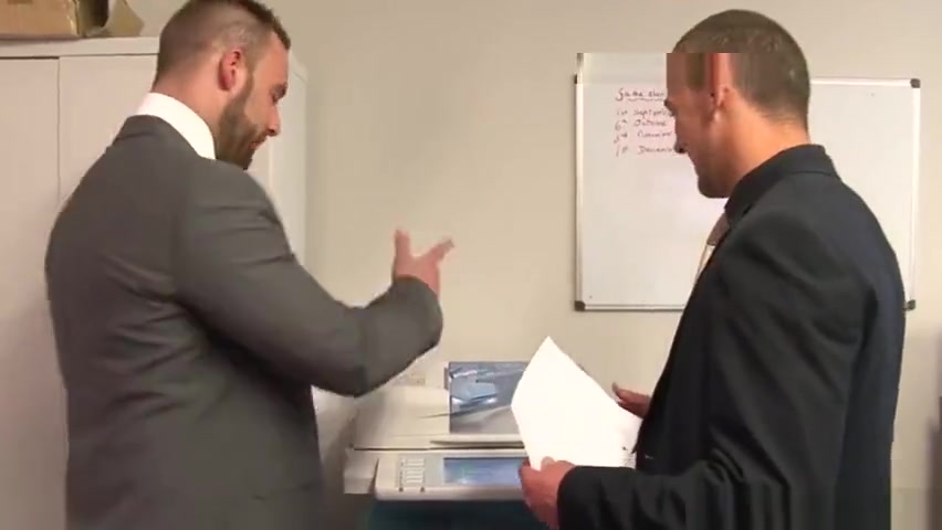 Ripped office hunks cocksucking after hours