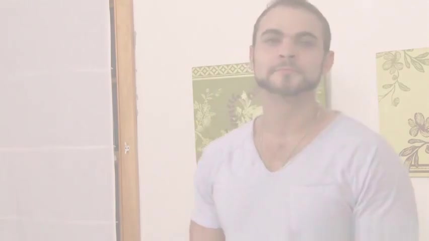 Straight stud Rob Yaeger turns during massage