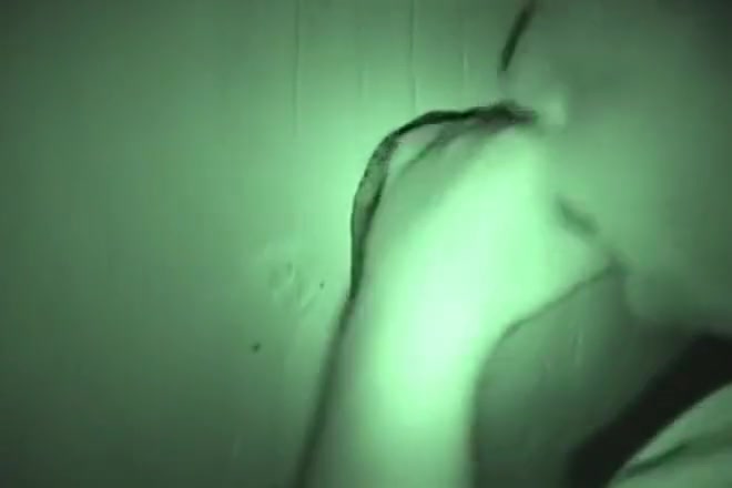 Auntie bob create a hidden gloryhole in a public restroom