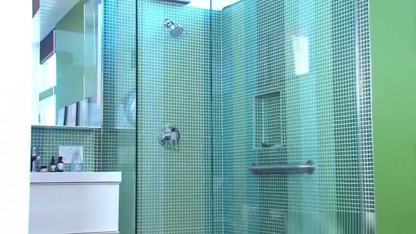 Buff dude showered cum
