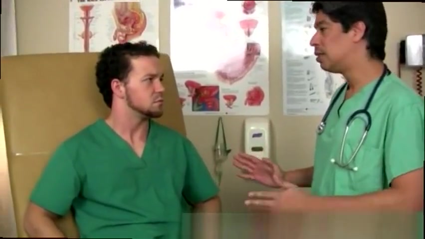 Gay doctor exam suck Today I decided to give Doctor Nick some training