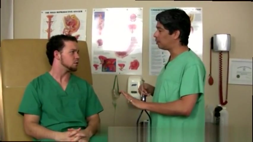 Gay doctor exam suck Today I decided to give Doctor Nick some training