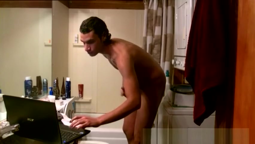 Some dudes sing in the shower, others stroke the cock