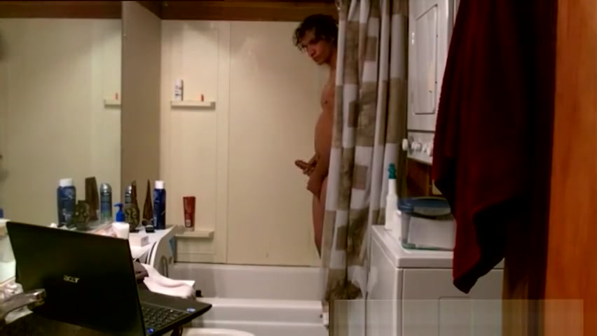 Some dudes sing in the shower, others stroke the cock