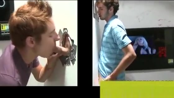 Gay gloryhole tricked straighty