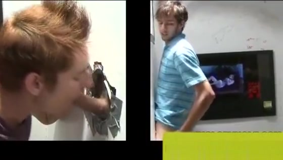 Gay gloryhole tricked straighty