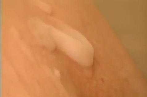 Dildo penetration in the shower