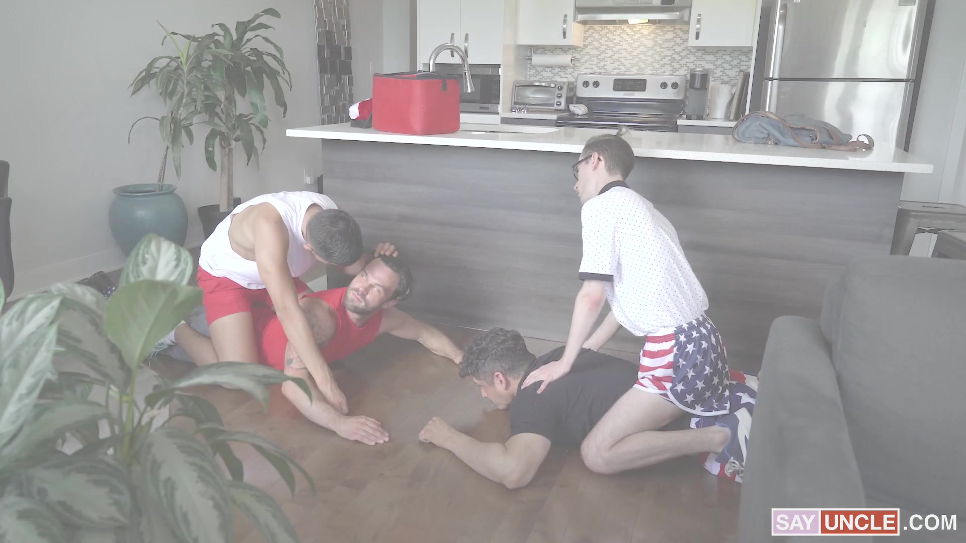 4th of July Picnic Pushups - Alex Montenegro, James Fox, Rocky Vallart, Sash West