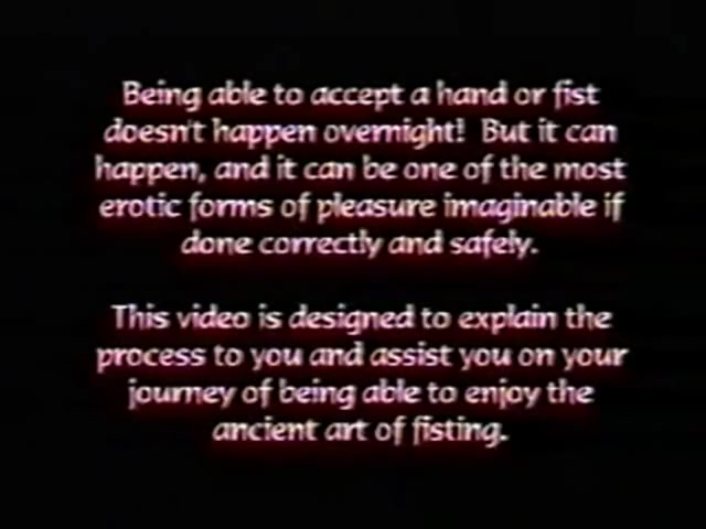Fisting 101 (Instructional Movie)