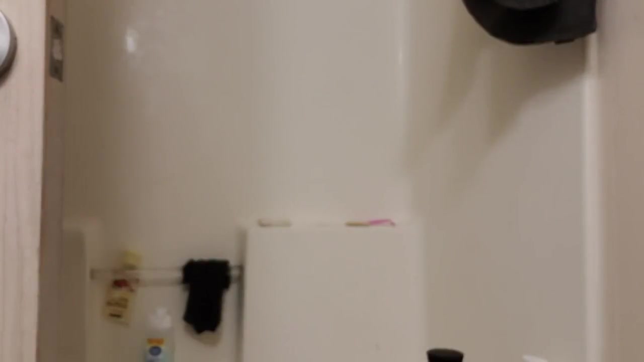 Solo male shower shave and piss