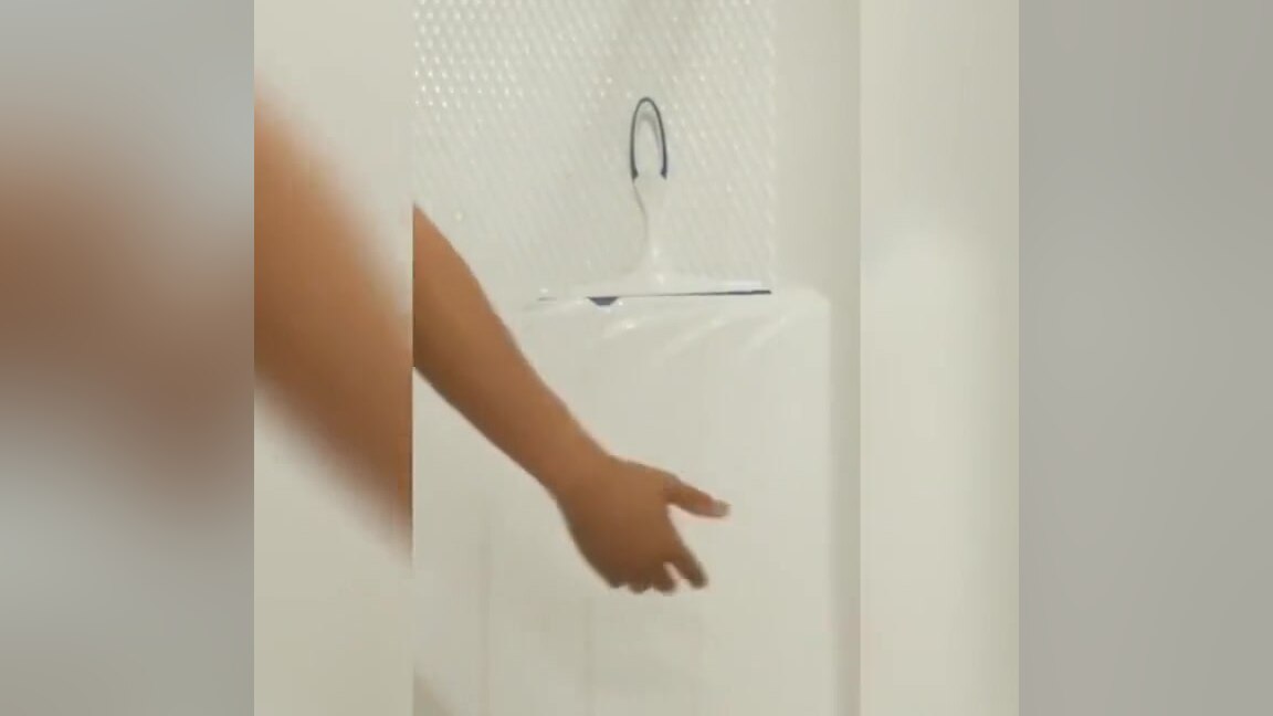 full exposed exhibitionist shower public