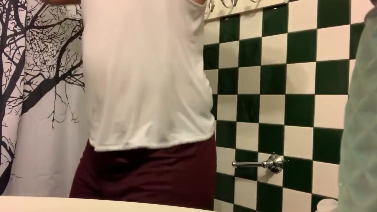 Jerking in the shower