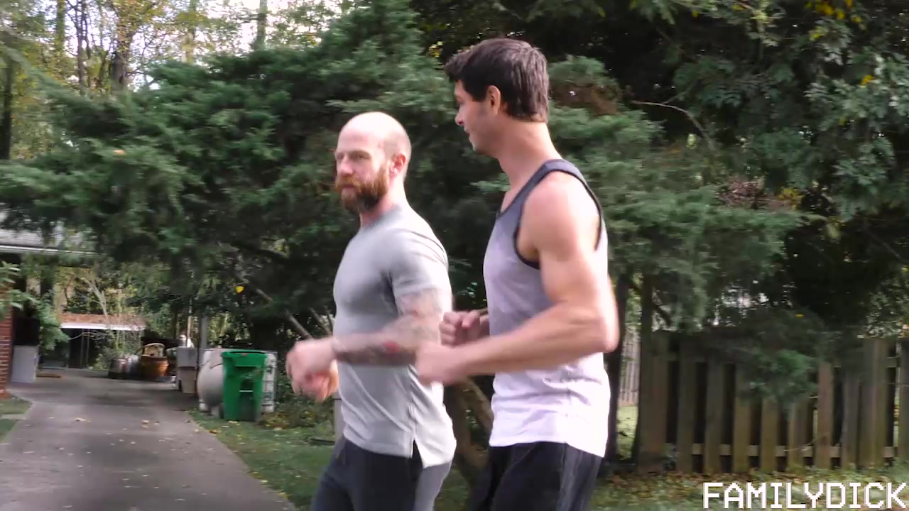 Step father Step son Workout - David - Step dad, John - Step son