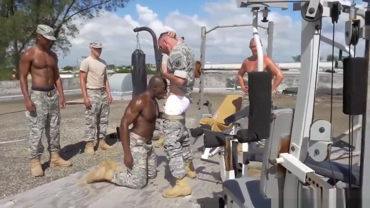 Army sex boys hot very hunk gay and video Staff Sergeant knows what is