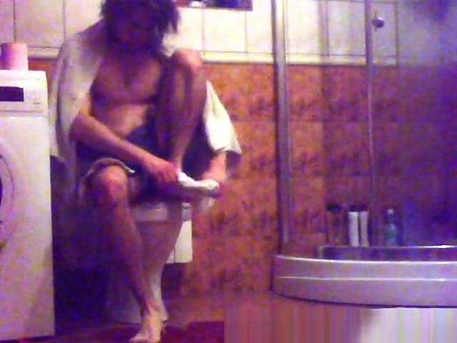 Solo boy in shower