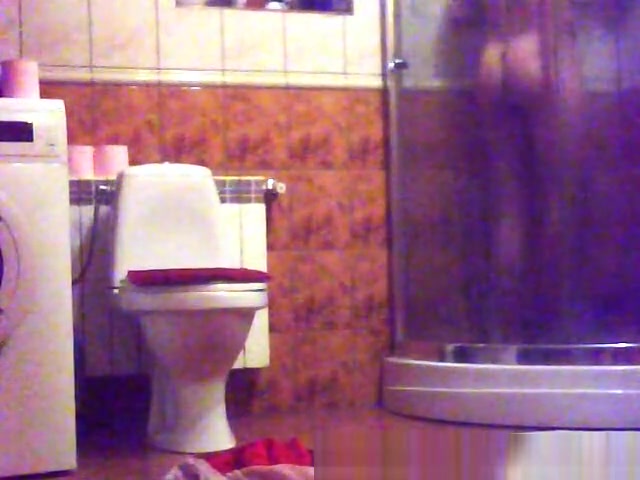 Solo boy in shower