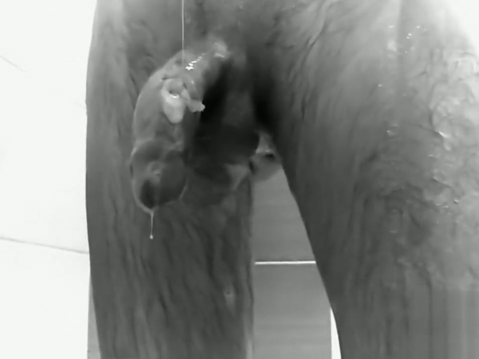 In the shower in the style of Tarkovsky