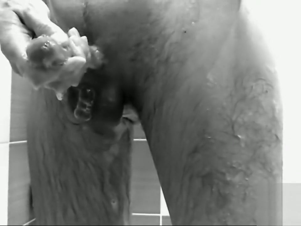 In the shower in the style of Tarkovsky