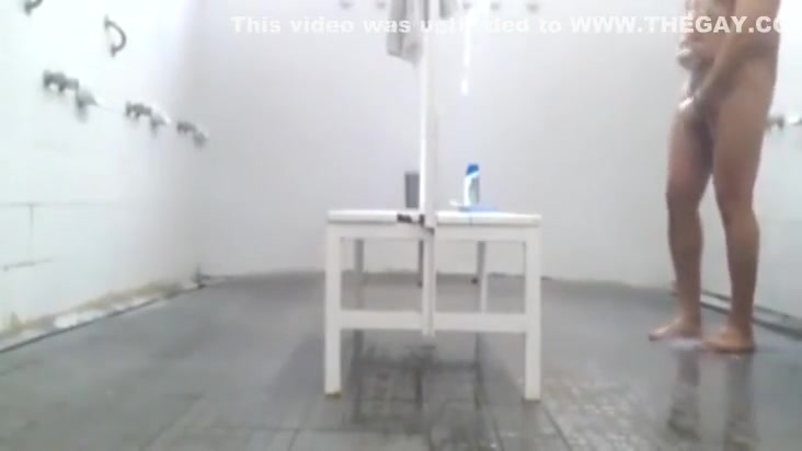 Spying On a Hung Guy in The Gym Showers