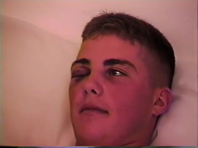 young military lad rubs one