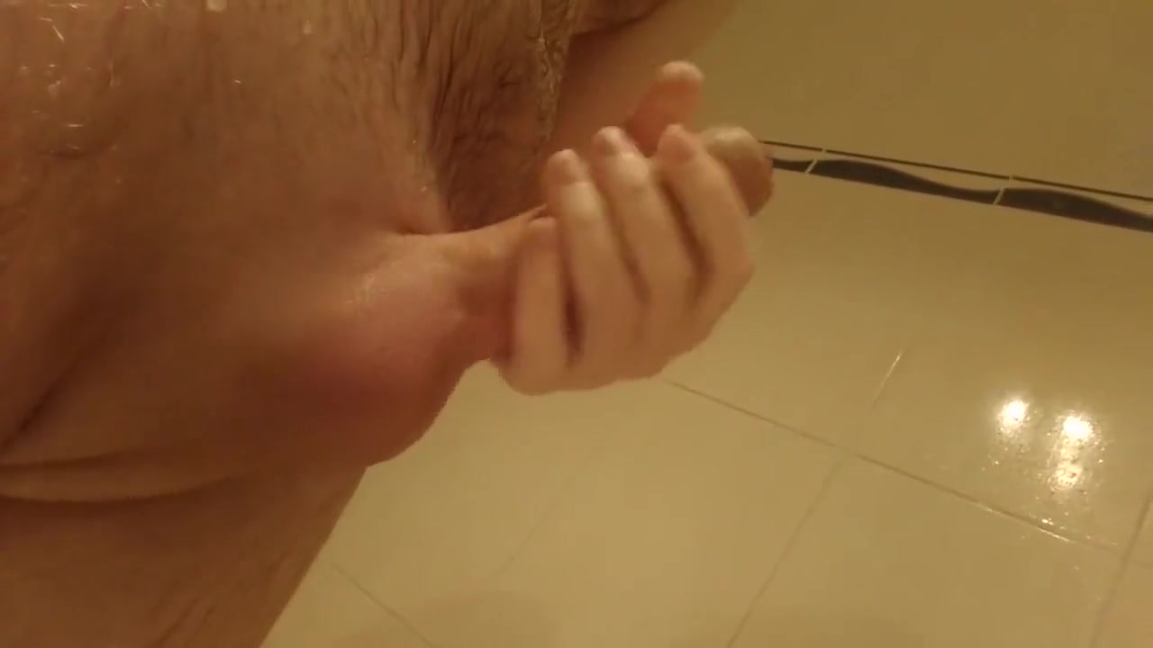 Jerking in the shower