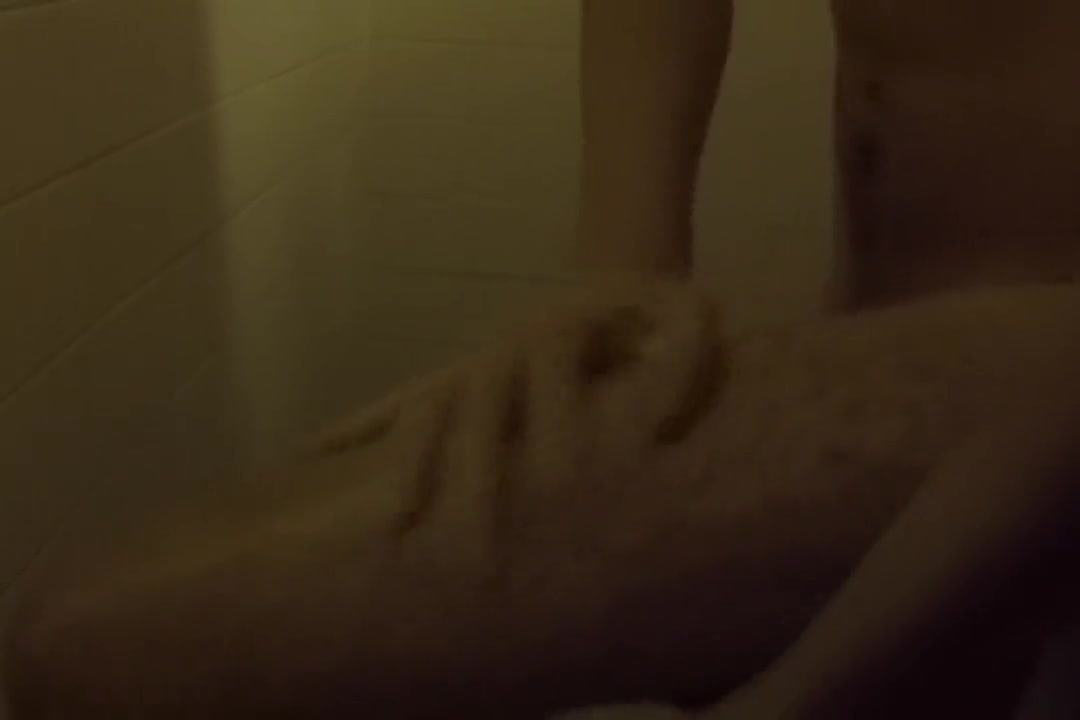 College Boy Showering, Fingering my Ass, and Stroking my Cock