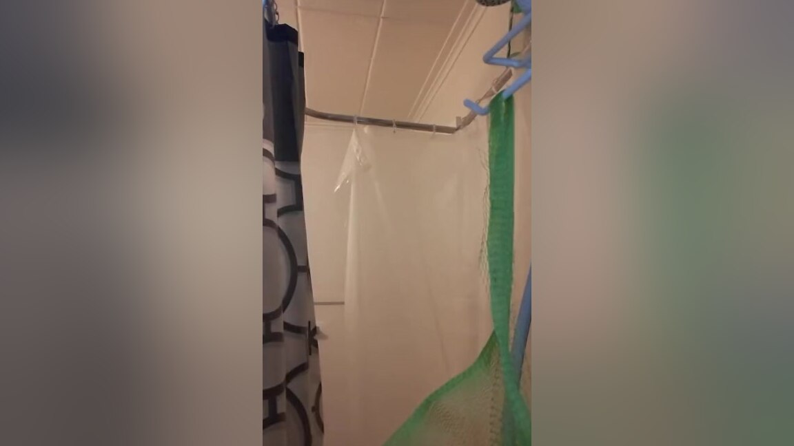 Spying on teen 18+ Boy in The Shower